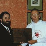 1994 - President Ronald Wheeland, MD with Ellet Drake, MD