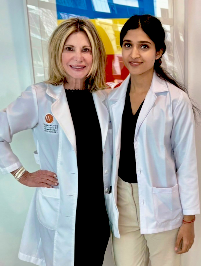 Preceptee Akriti Agrawal, MBBS, MD, DNB, PDCC with Tina S. Alster, MD, FAAD