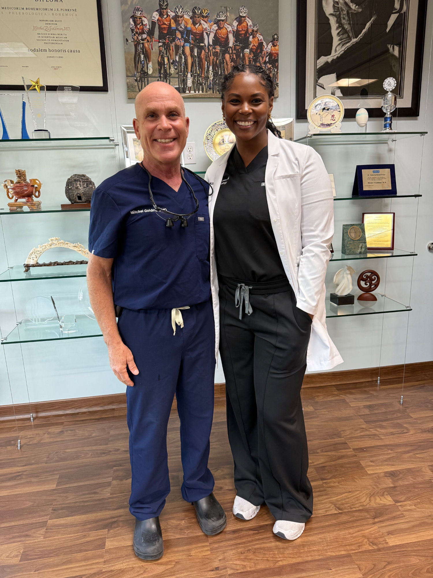 Micah Brown, MD with Mitchel P. Goldman, MD