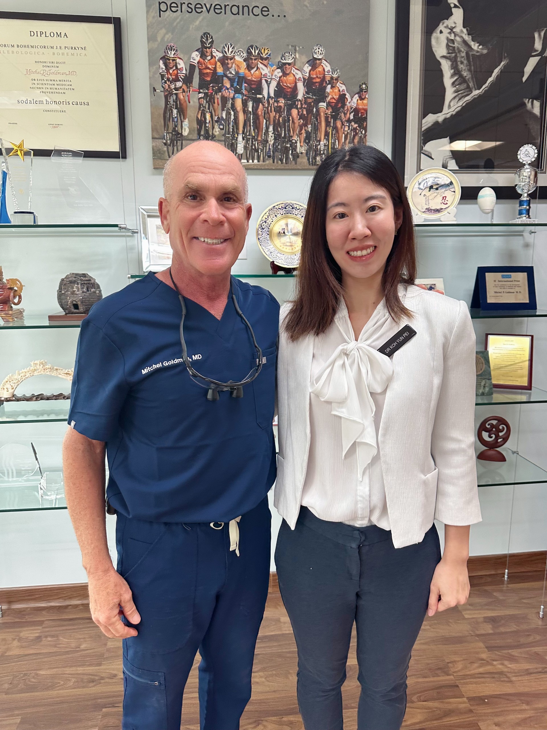 Preceptee Yun Pei Koh, MBBS with Mitchel P. Goldman, MD