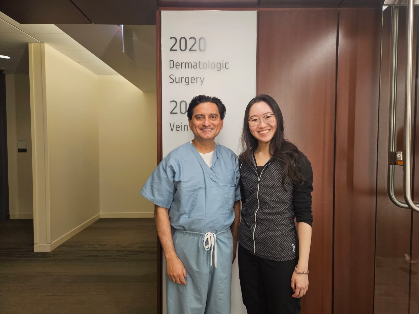 Megan Lam with Murad Alam