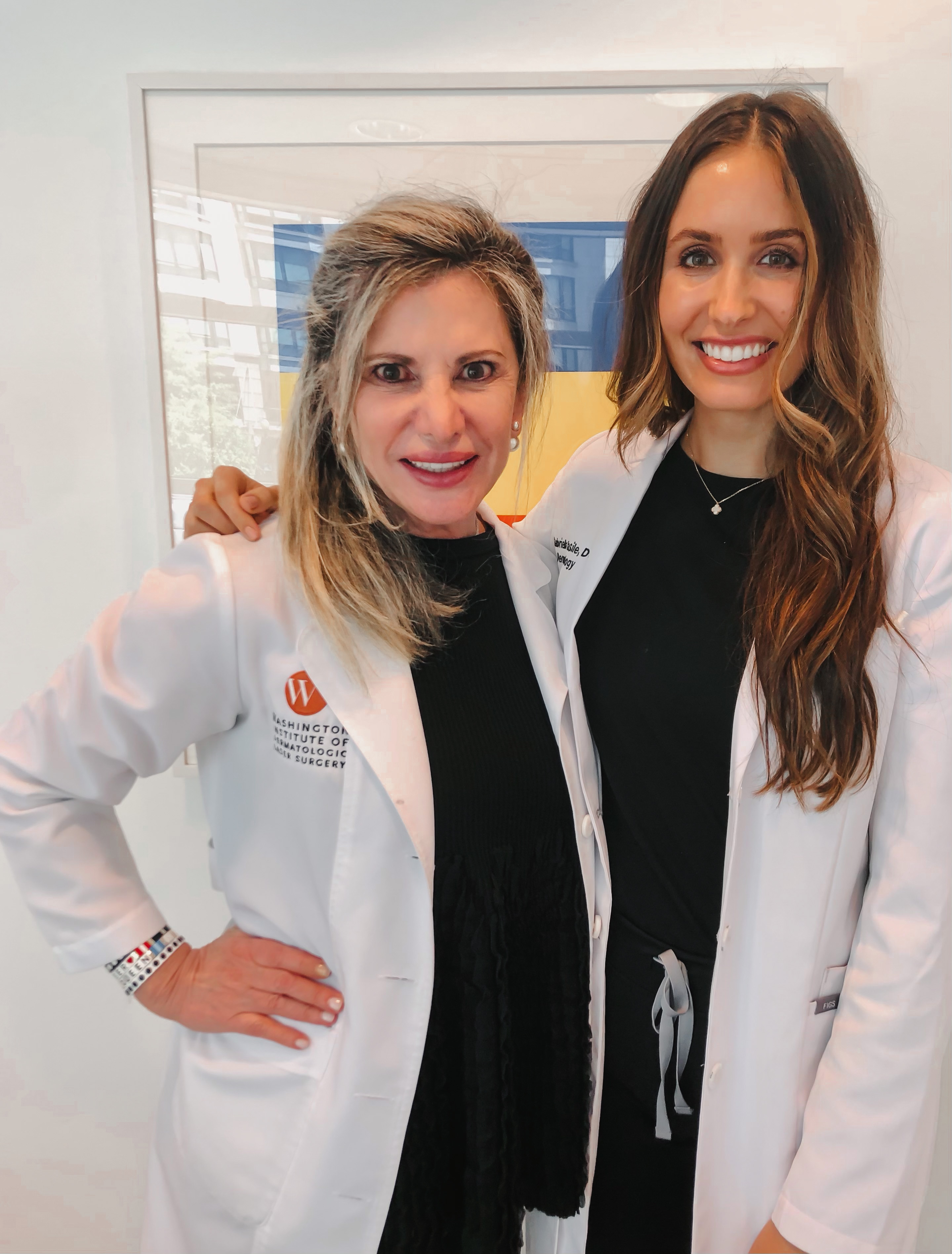 Preceptor Tina Alster, MD with Preceptee Gabriella Vasile, DO